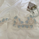 Dessous-Set mit Spitzenstickerei